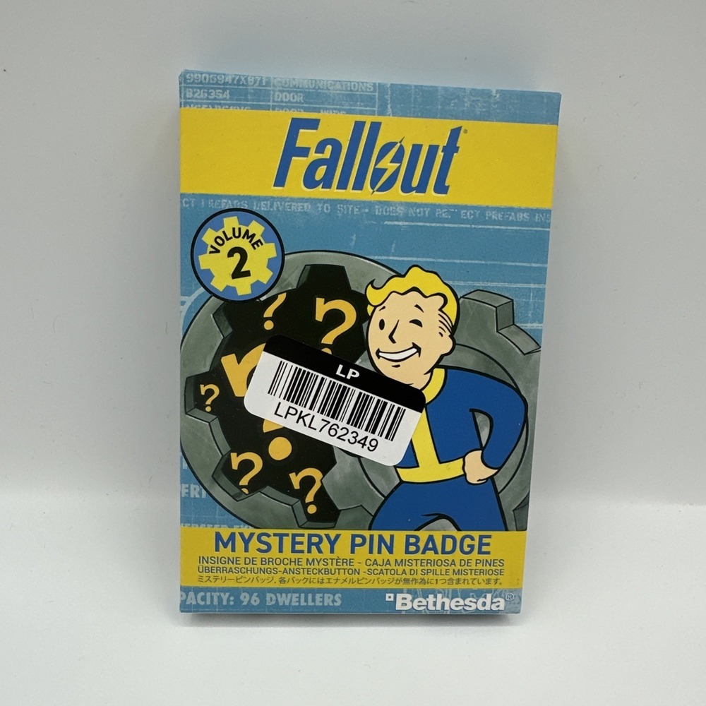 Fallout Mystery Pin Badge Volume 2 Blind Box Official Bethesda Collectible